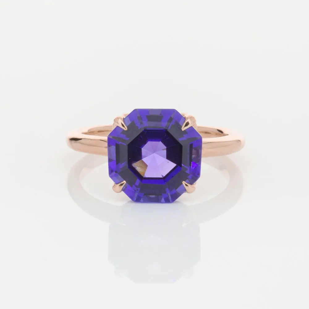 18ct Rose Gold Tanzanite Octavia Ring
