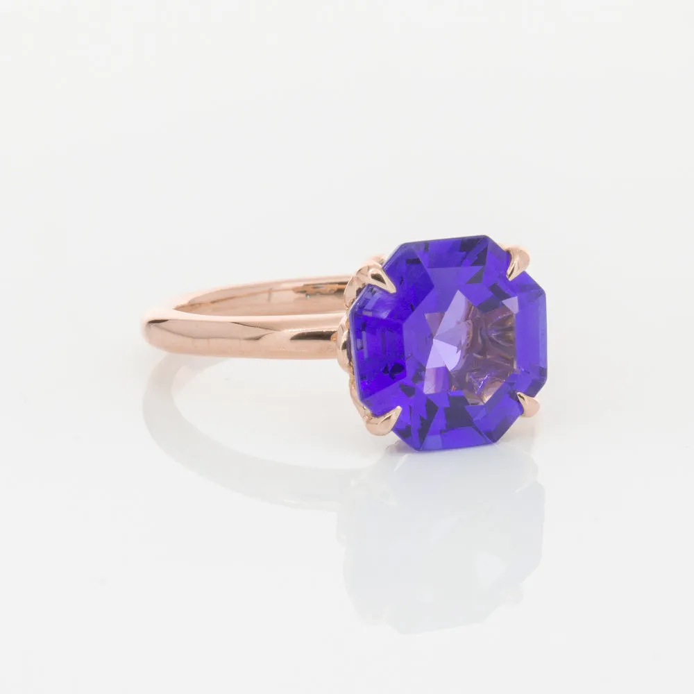 18ct Rose Gold Tanzanite Octavia Ring