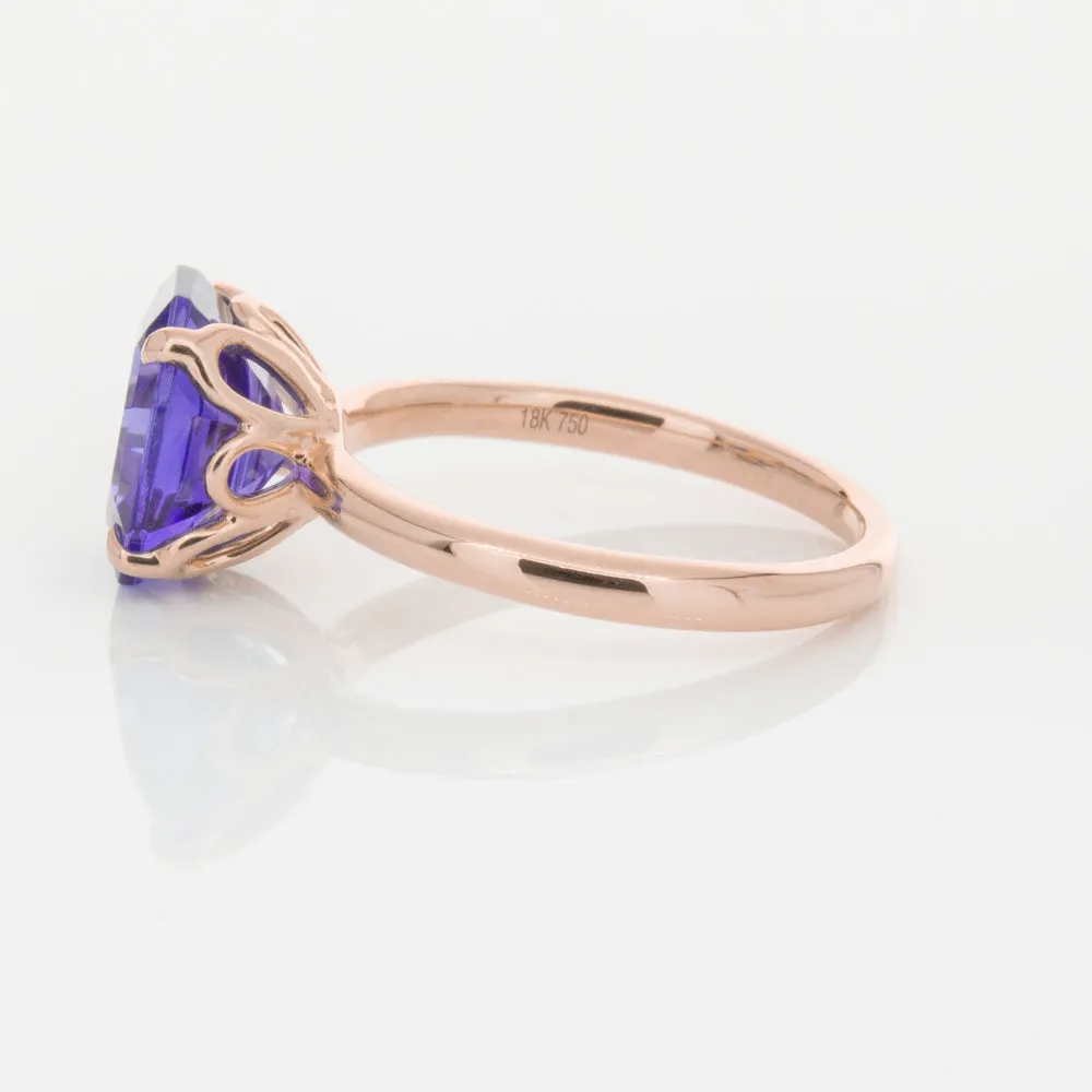 18ct Rose Gold Tanzanite Octavia Ring
