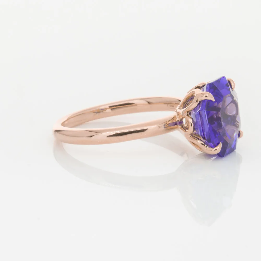 18ct Rose Gold Tanzanite Octavia Ring
