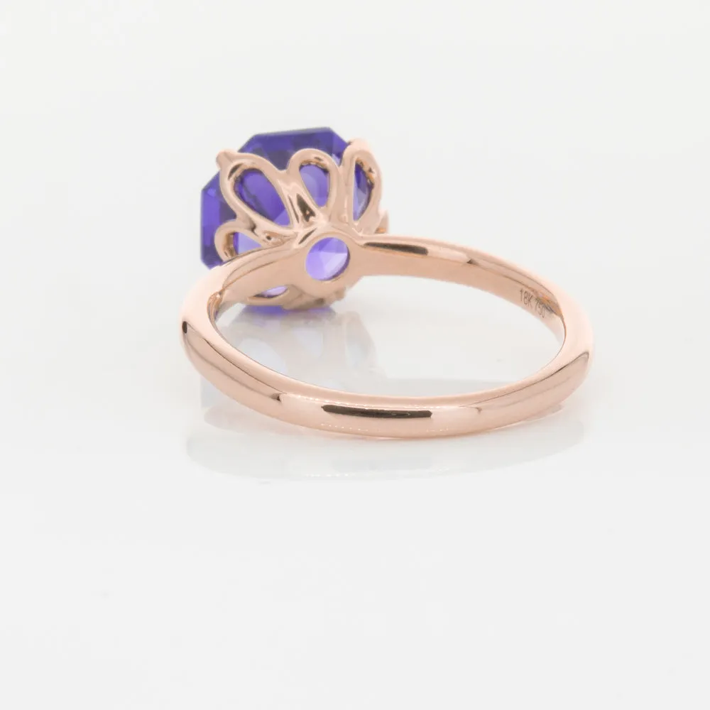 18ct Rose Gold Tanzanite Octavia Ring