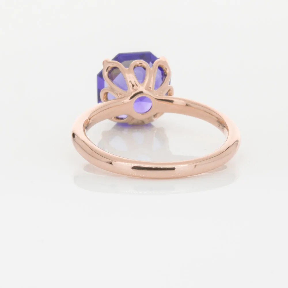 18ct Rose Gold Tanzanite Octavia Ring