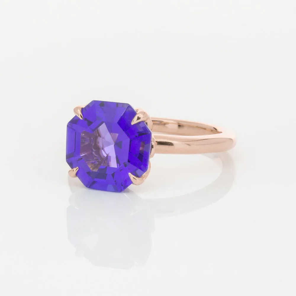 18ct Rose Gold Tanzanite Octavia Ring