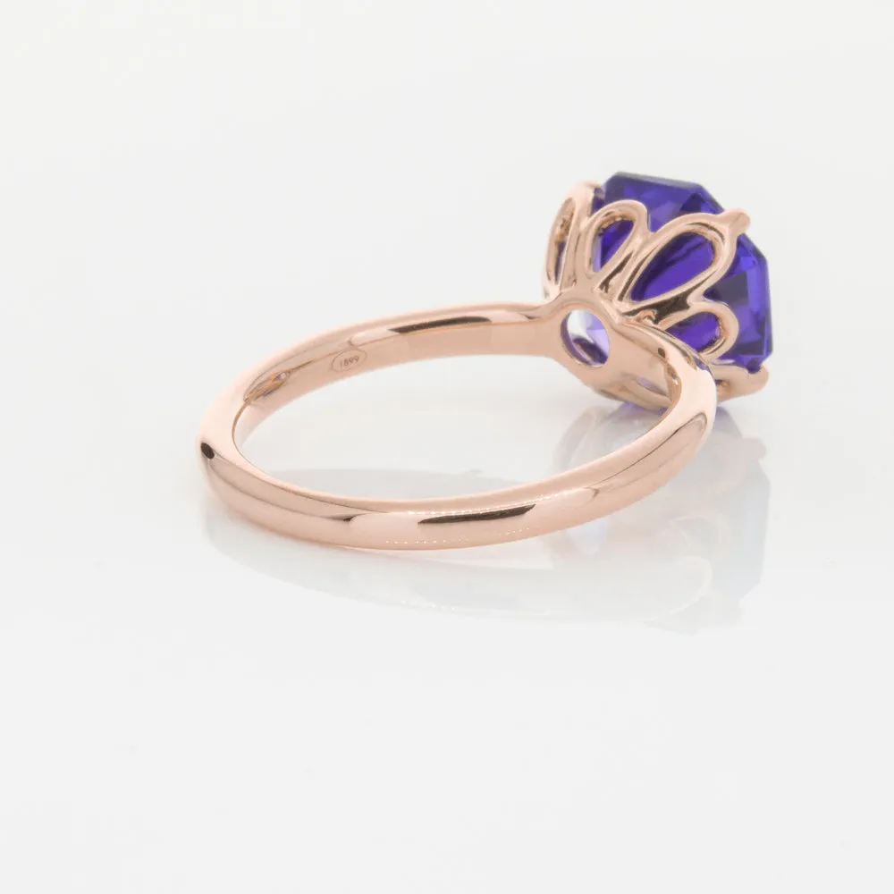 18ct Rose Gold Tanzanite Octavia Ring