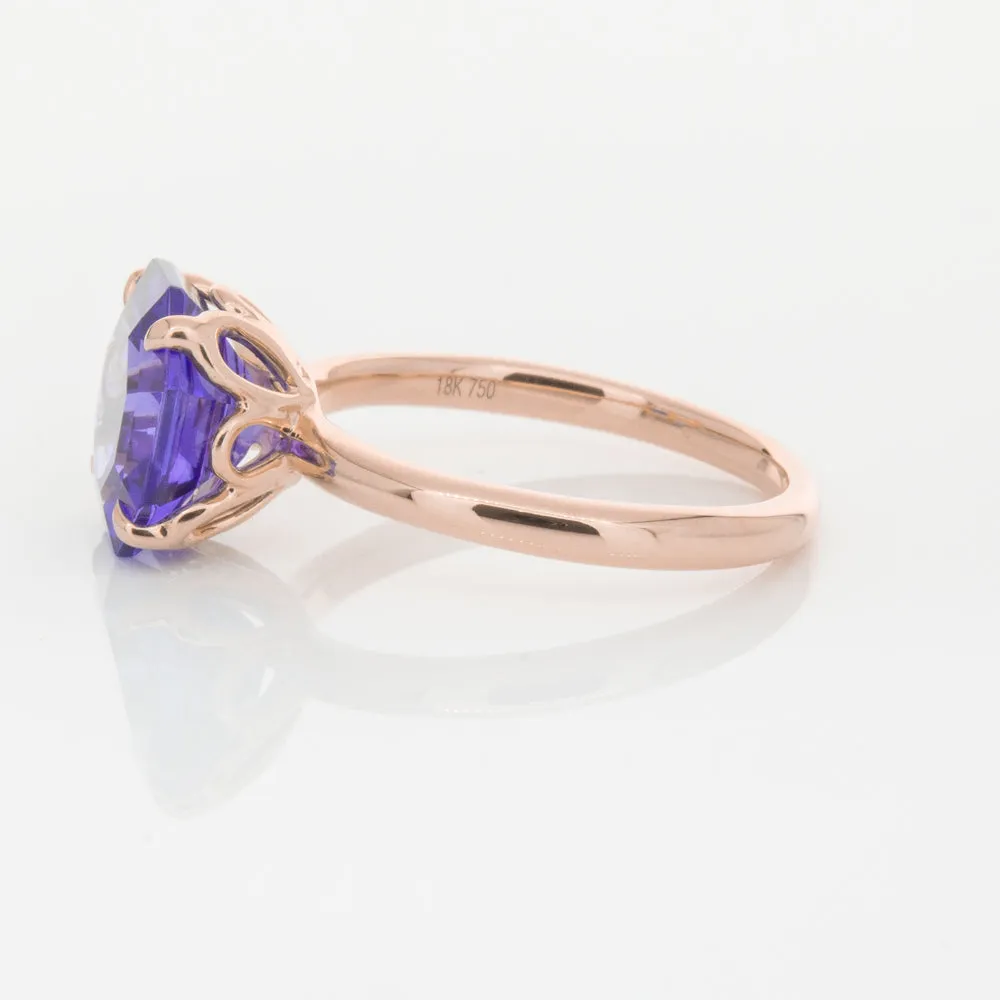18ct Rose Gold Tanzanite Octavia Ring