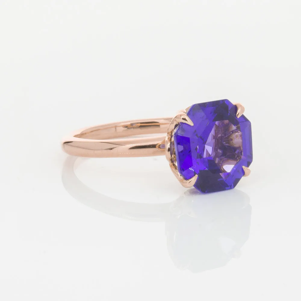 18ct Rose Gold Tanzanite Octavia Ring