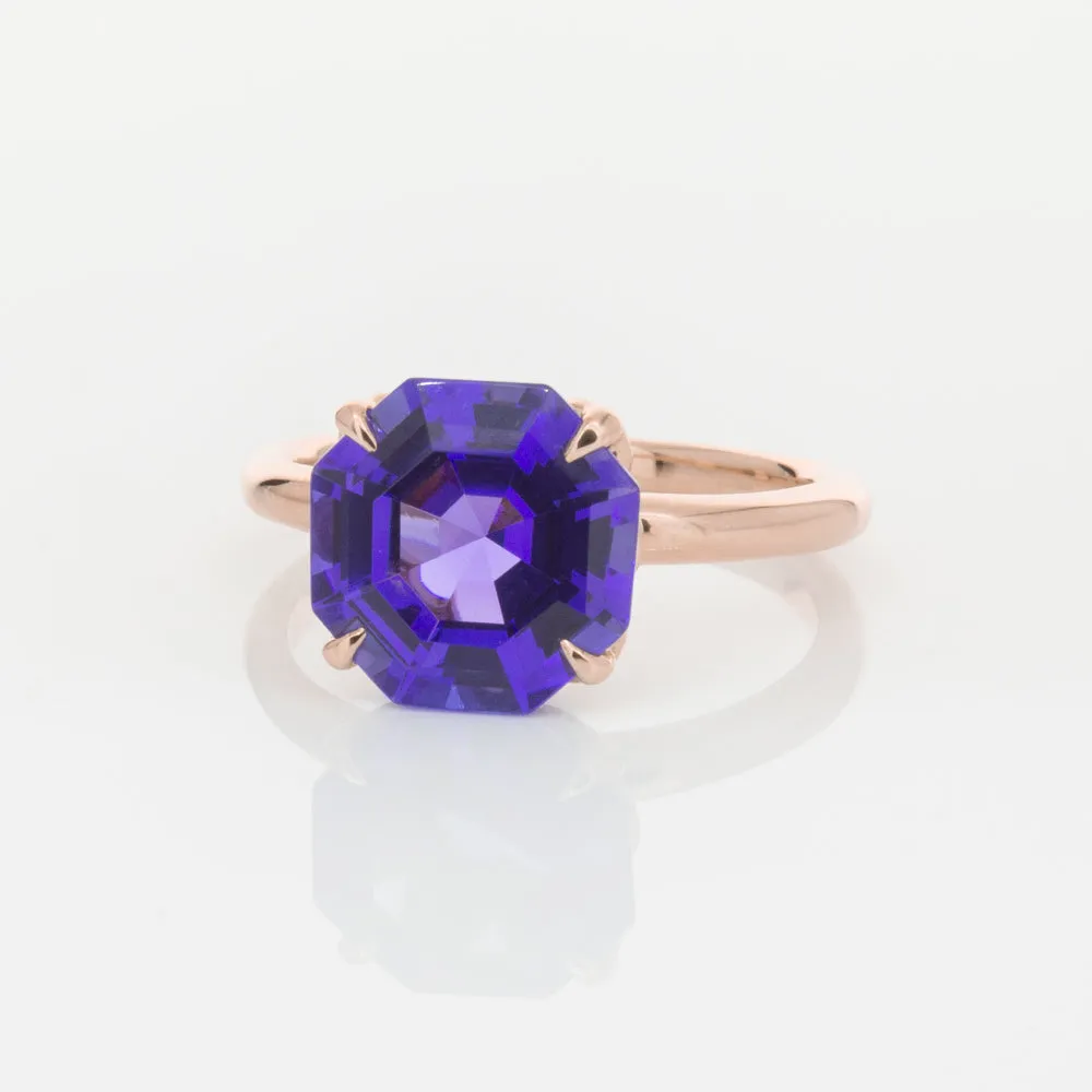 18ct Rose Gold Tanzanite Octavia Ring