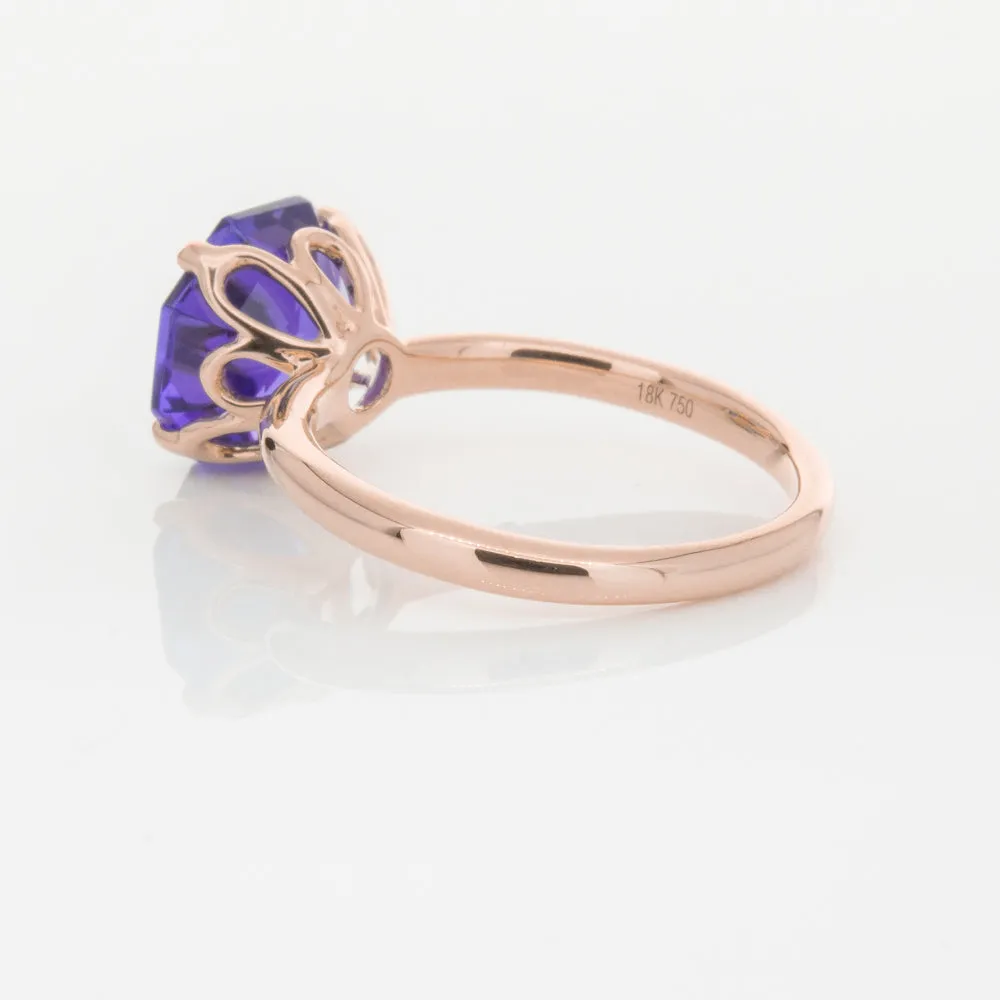 18ct Rose Gold Tanzanite Octavia Ring