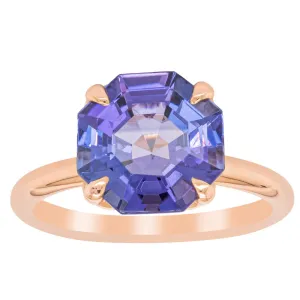 18ct Rose Gold Tanzanite Octavia Ring