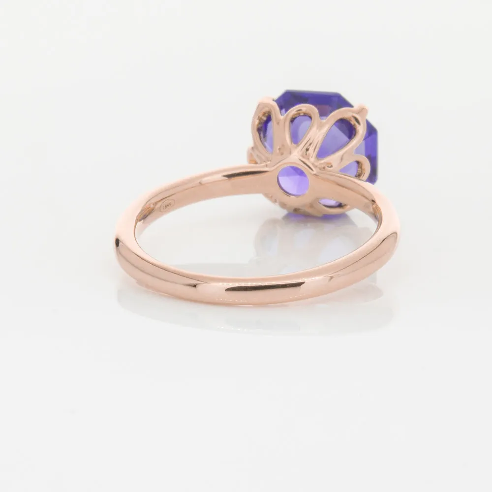 18ct Rose Gold Tanzanite Octavia Ring