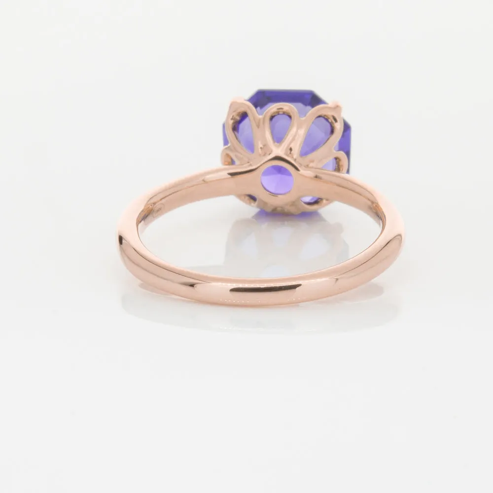 18ct Rose Gold Tanzanite Octavia Ring