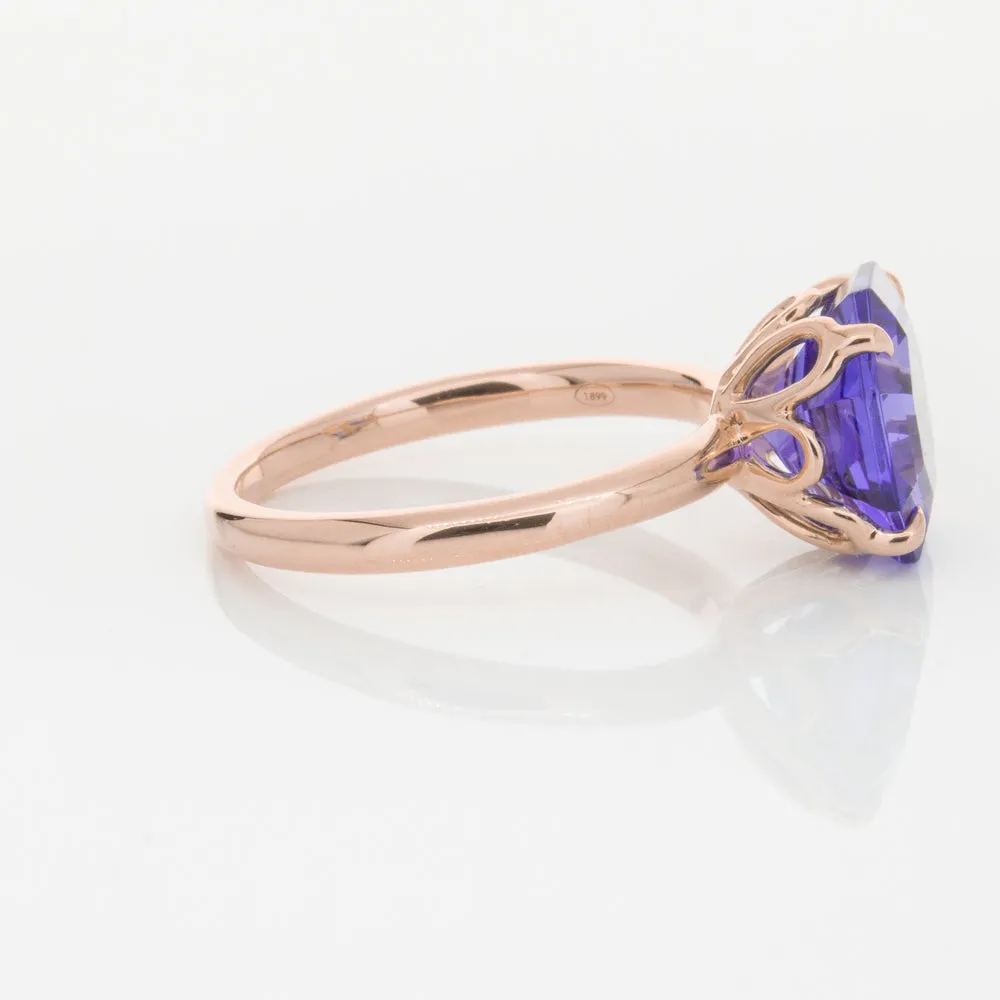 18ct Rose Gold Tanzanite Octavia Ring