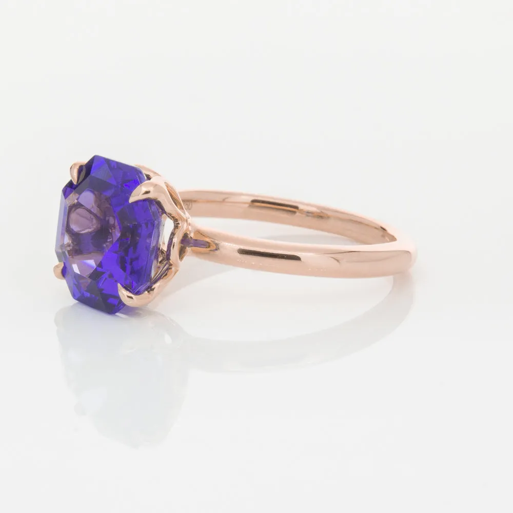 18ct Rose Gold Tanzanite Octavia Ring