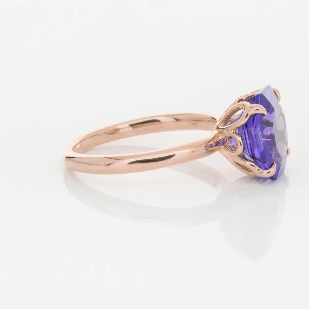 18ct Rose Gold Tanzanite Octavia Ring