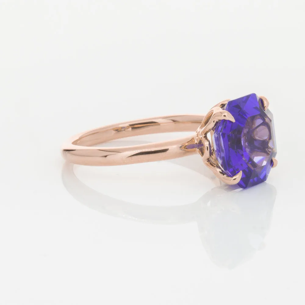 18ct Rose Gold Tanzanite Octavia Ring