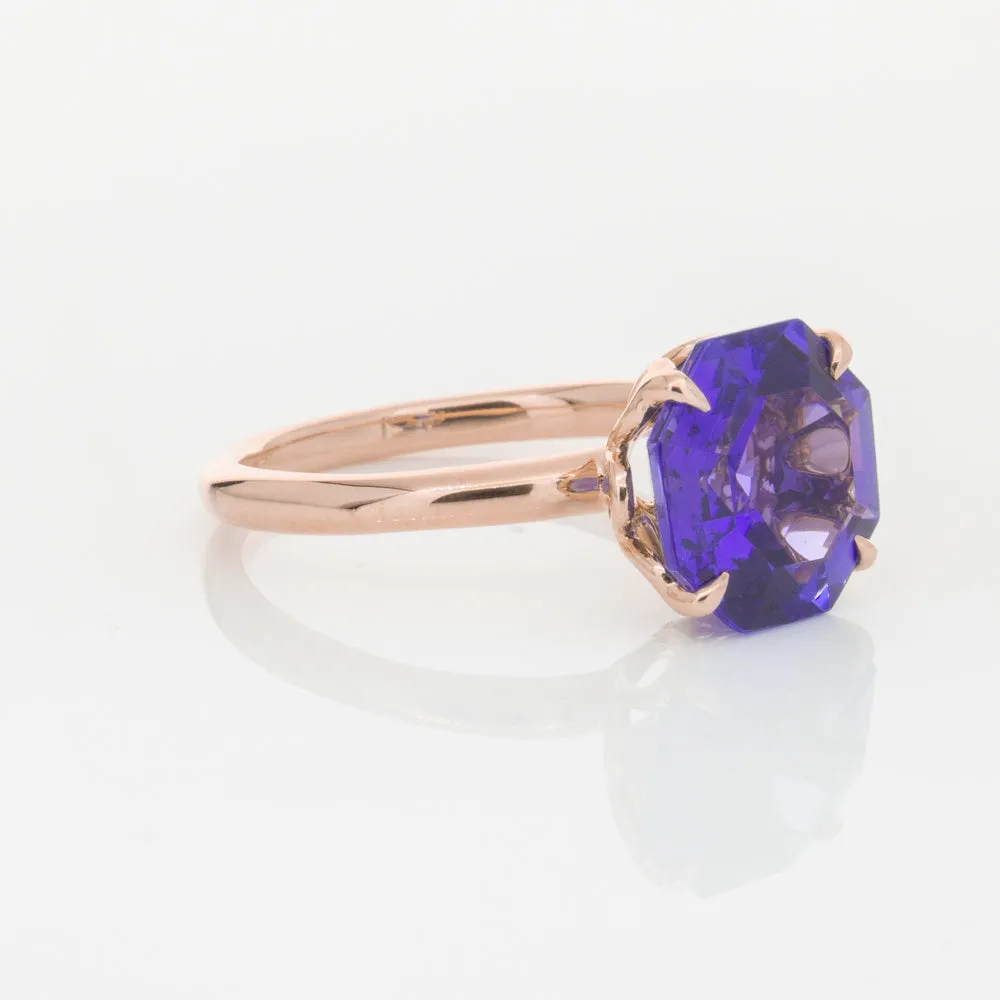 18ct Rose Gold Tanzanite Octavia Ring