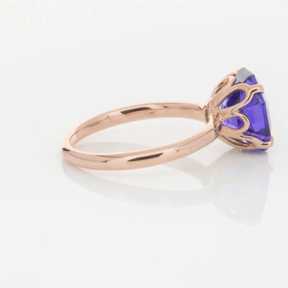 18ct Rose Gold Tanzanite Octavia Ring