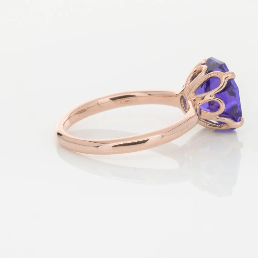 18ct Rose Gold Tanzanite Octavia Ring