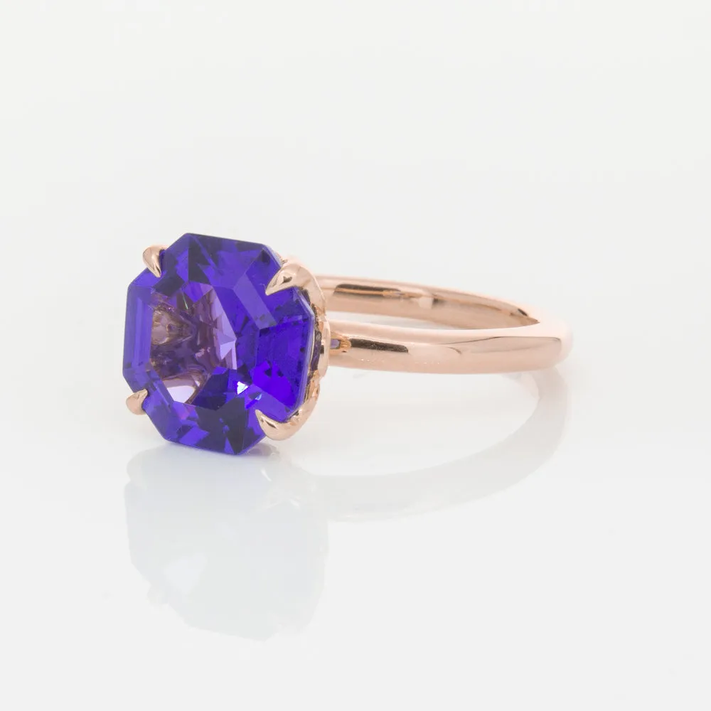 18ct Rose Gold Tanzanite Octavia Ring
