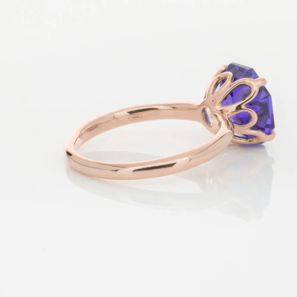 18ct Rose Gold Tanzanite Octavia Ring