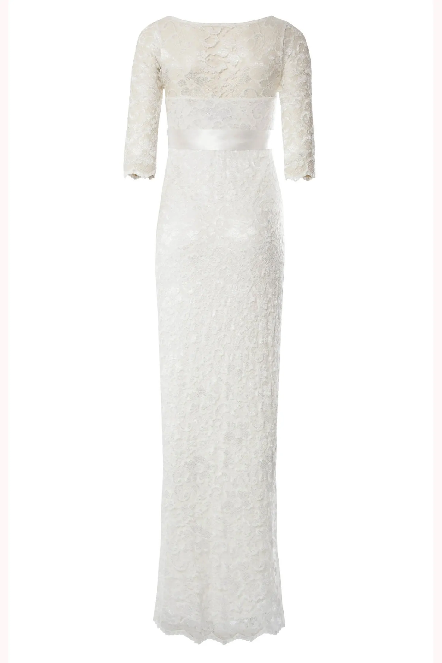 Amelia Lace Bridal Wedding Maternity Gown
