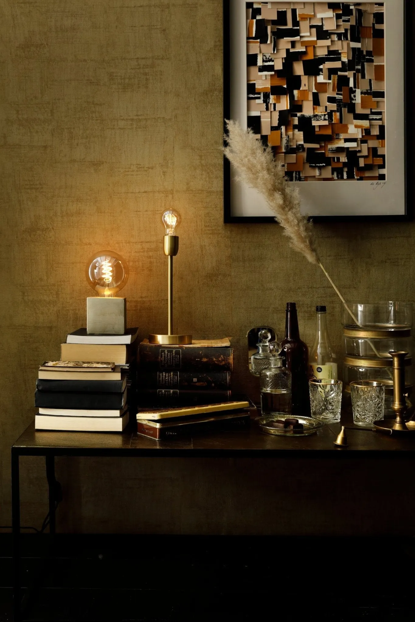 Calex Spiral Filament LED Lamp - E27 - G125 - Gold - 3.8W - Dimmable