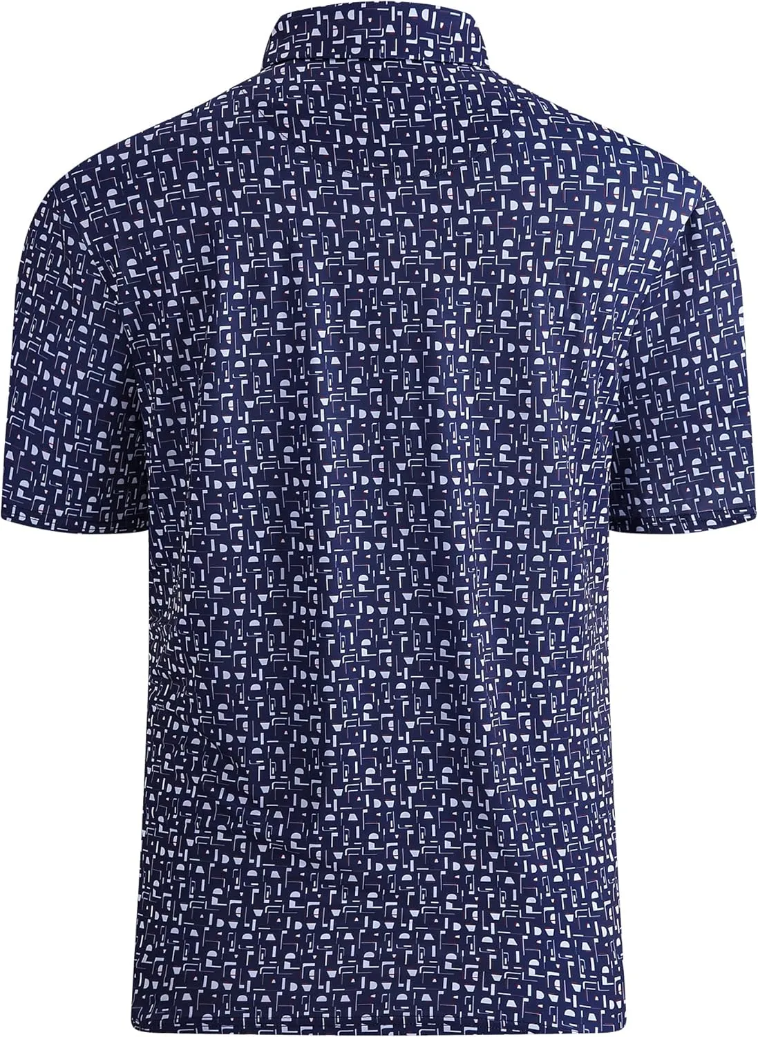 Damipow Premium Golf Shirts for Men Dry Fit Performance Polo Short Sleeve Collared Shirt