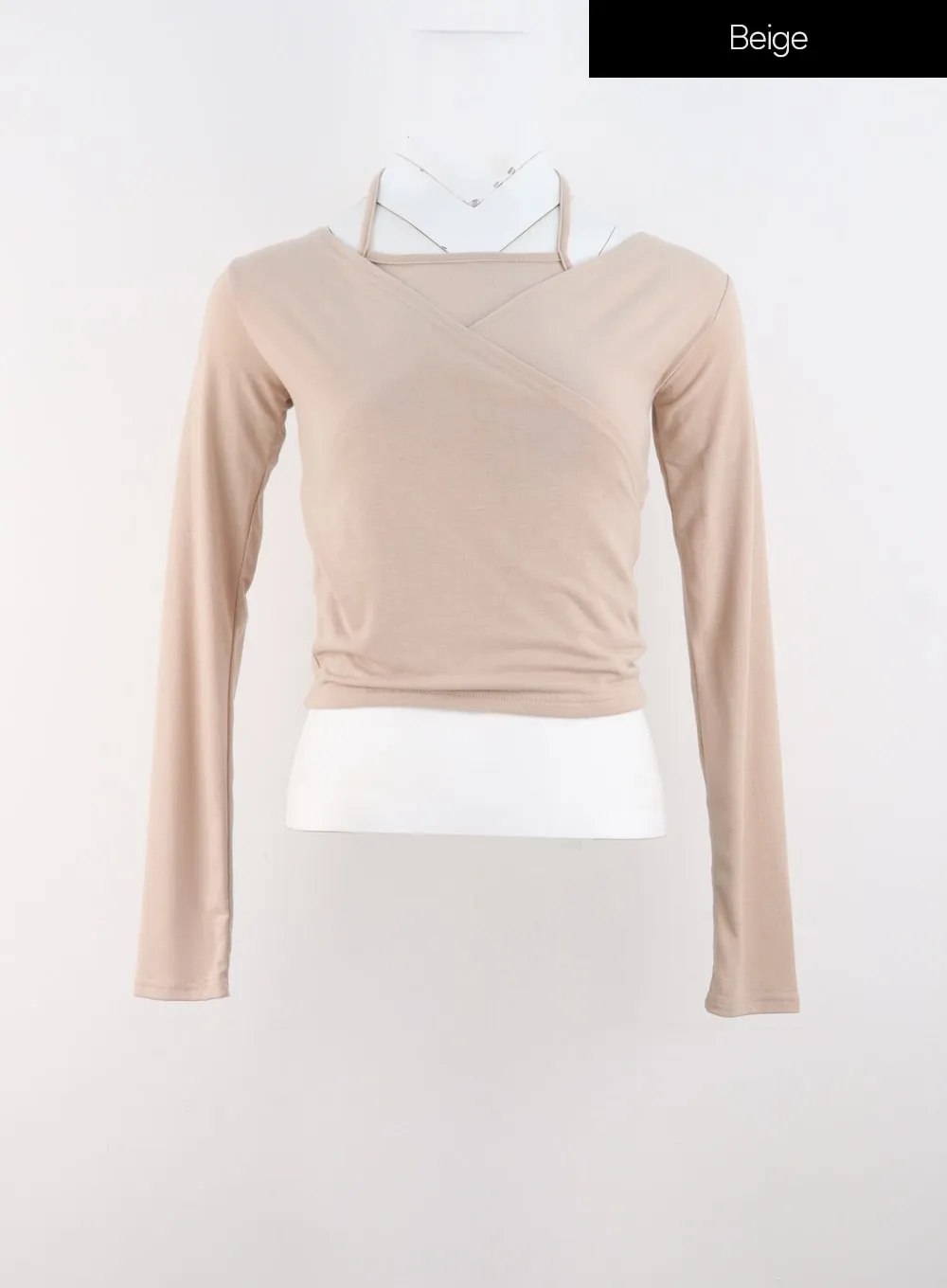 Halter Neck Cami and Wrap Top Set IS322