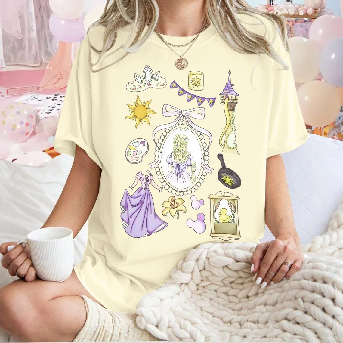 Oversized Magical Shirt Women Princess T-Shirt Magic Kingdom Shirts Family Vacation Castle Tee Tops