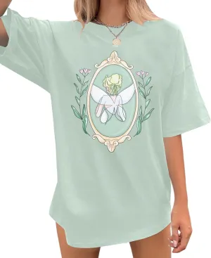 Oversized Magical Shirt Women Princess T-Shirt Magic Kingdom Shirts Family Vacation Castle Tee Tops