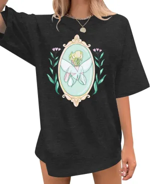 Oversized Magical Shirt Women Princess T-Shirt Magic Kingdom Shirts Family Vacation Castle Tee Tops
