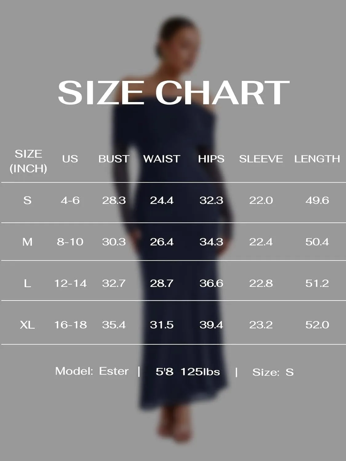 REORIA Women Off Shoulder Long Sleeve Dress Elegant Sexy Stretch Mesh Double Lined Slim Trendy Long Dresses