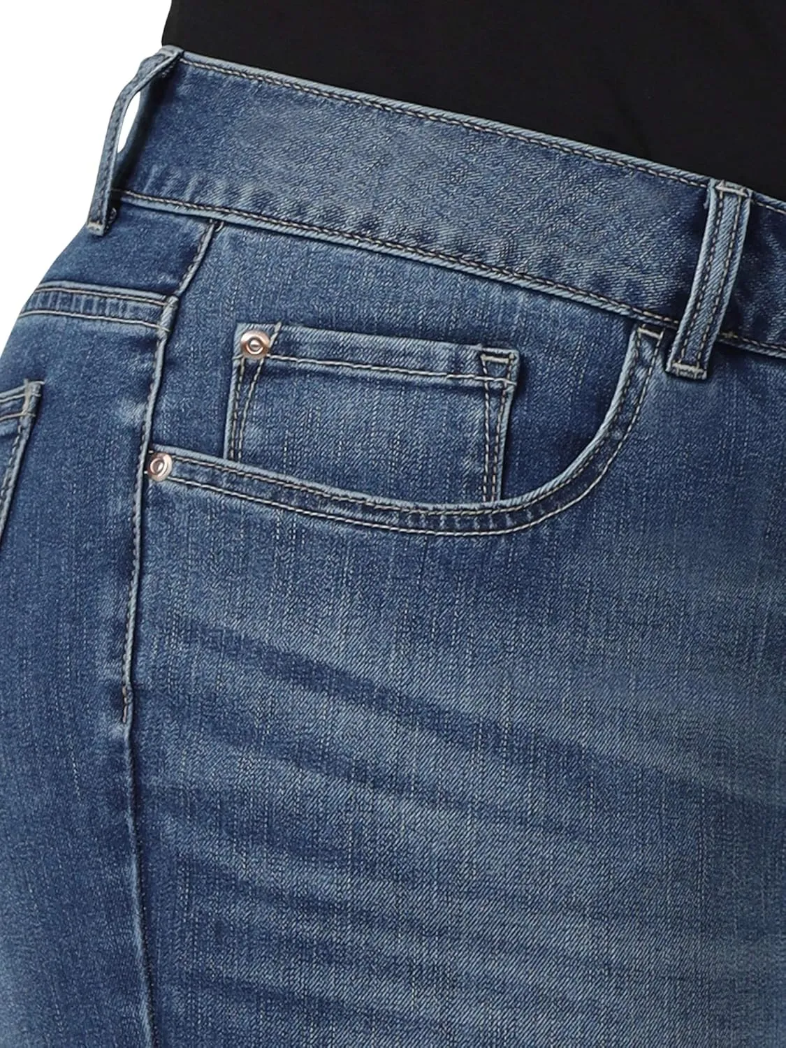 Riders by Lee Indigo Women's Plus Size Midrise Straight Leg Jean