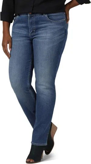 Riders by Lee Indigo Women's Plus Size Midrise Straight Leg Jean