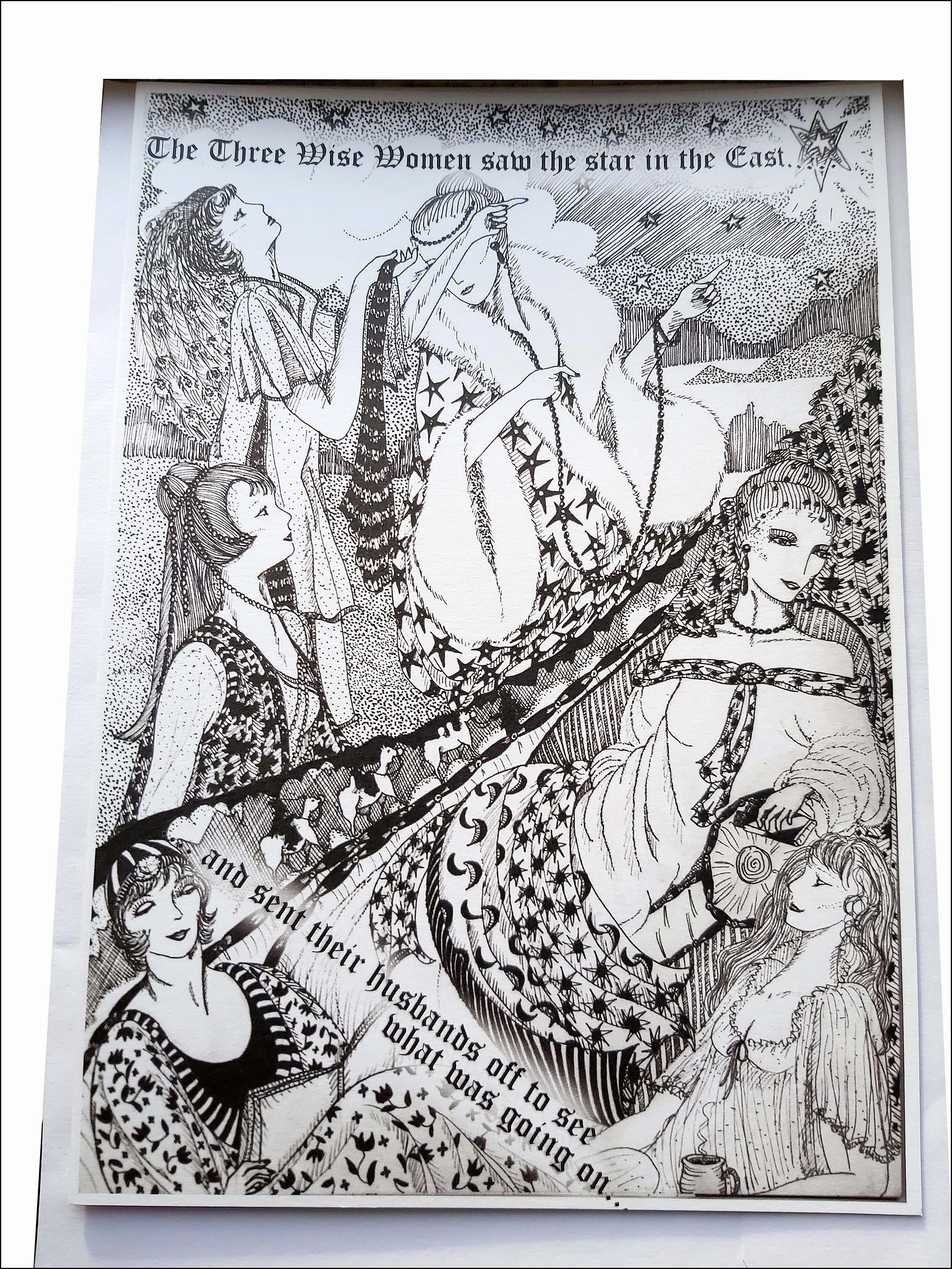 The Three Wise Women Christmas Card