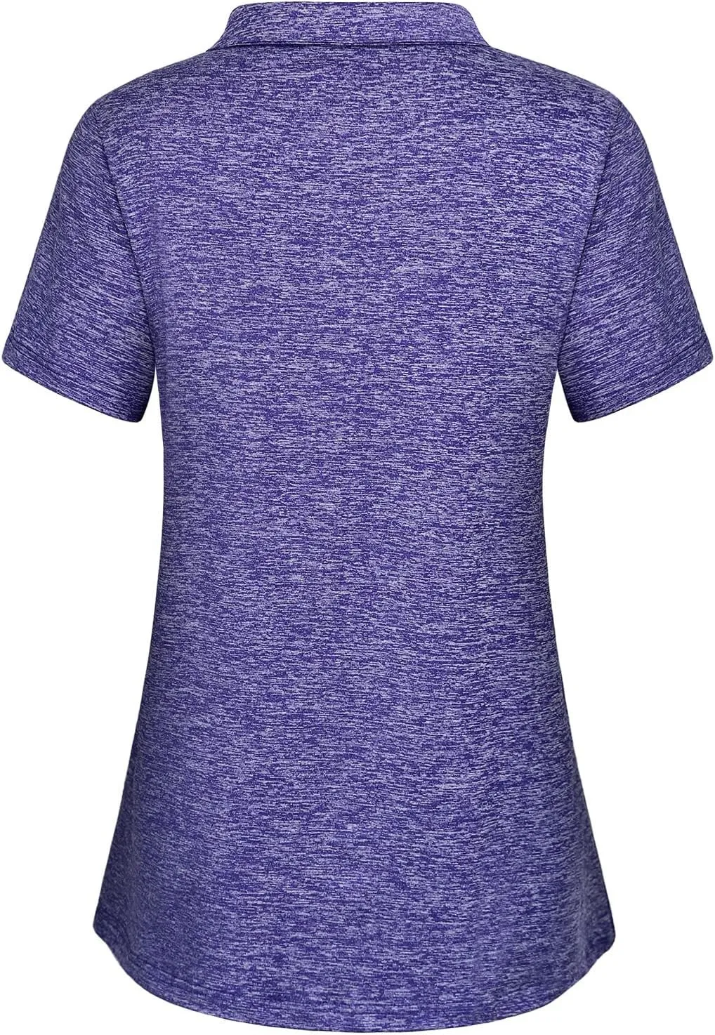 Vldnery Polo Shirts for Women 3-Button Collared Short Sleeve Moisture Wicking Athletic Loose Yoga Tennis Golf Shirts